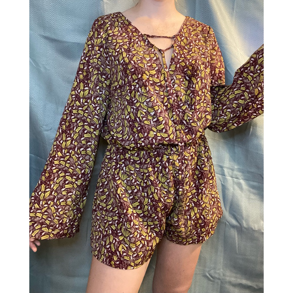 Euc Patterned Romper